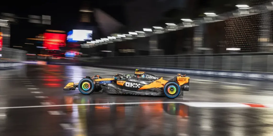 Lando Norris Faces Heart-Stopping ‘Oh Crap’ Moment Before Dominating Las Vegas Grand Prix Qualifying!