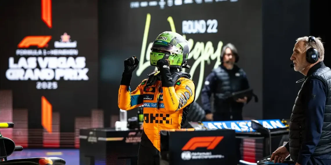 Lando Norris Dominates Treacherous Qualifying to Snag Pole at 2025 F1 Las Vegas Grand Prix!