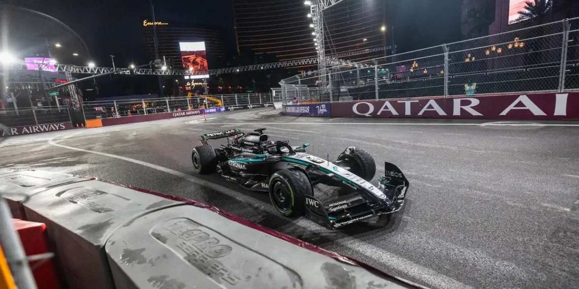 George Russell’s Heart-Stopping Mercedes Steering Crisis Dashes Pole Dreams at Las Vegas Grand Prix