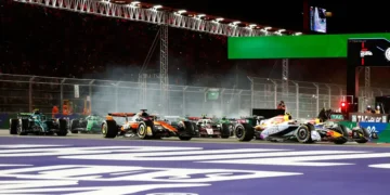 Liam Lawson’s Shocking Near-Miss with Marshal at Las Vegas GP Sparks Safety Concerns!