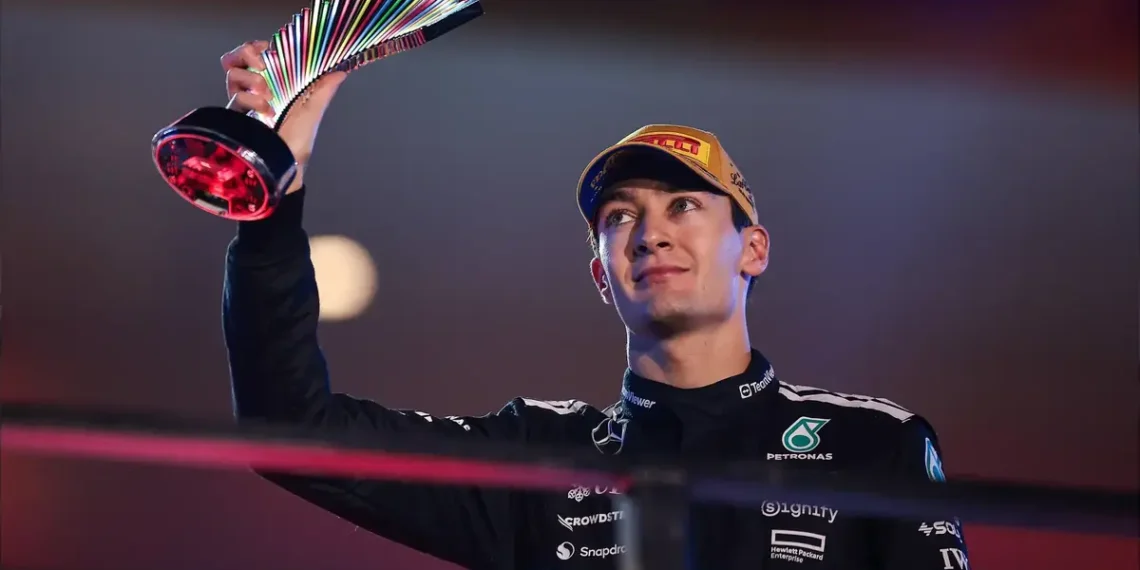 George Russell Defies Odds to Claim Epic Second Place in Thrilling Las Vegas Grand Prix Showdown!