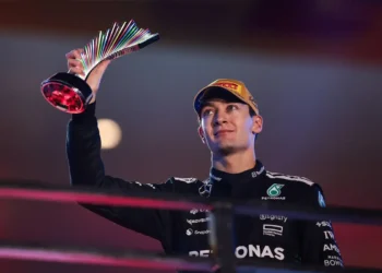 George Russell Defies Odds to Claim Epic Second Place in Thrilling Las Vegas Grand Prix Showdown!