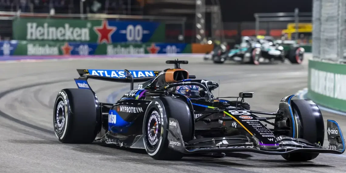 Chaos Unleashed: Albon’s Radio Fail Sparks Hilarious Bloopers After Hamilton Clash at Las Vegas GP!