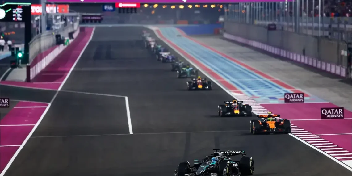 George Russell battles fierce McLaren speed in thrilling Qatar F1 Sprint showdown