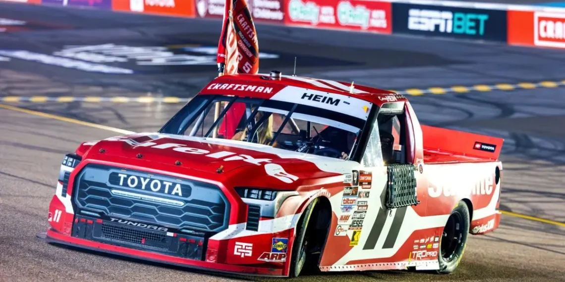 VIDEO – Corey Heim Triumphs in Thrilling Overtime Finish to Claim NASCAR Truck Series Championship!