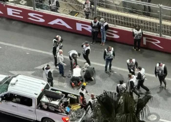 Las Vegas GP Practice Session Shuts Down Amid Dangerous Manhole Cover Scare!