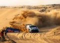Elfyn Evans faces disaster in WRC Saudi Arabia as punctures threaten title hopes