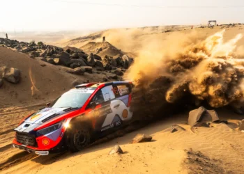 Adrien Fourmaux Survives Puncture Pandemonium to Snatch Saudi Rally Lead by 2.4s in Wild Desert Thriller