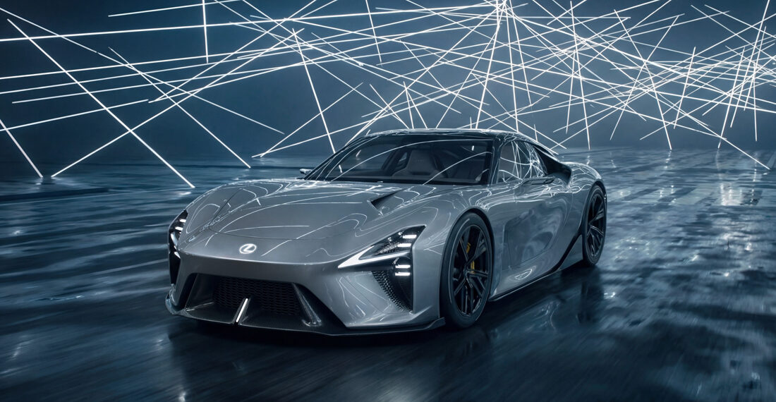 Agora 100% elétrico: Lexus LFA Concept revelado
