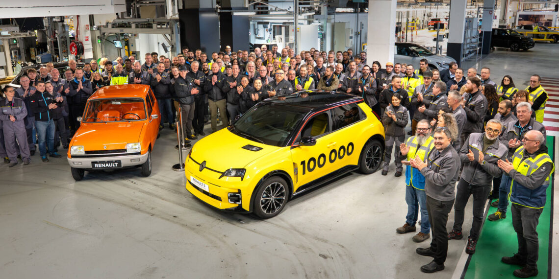 Já produzidas 100 000 unidades do novo Renault 5 E-Tech Electric