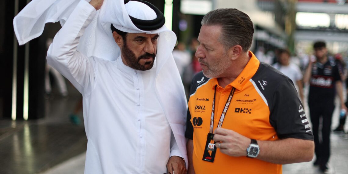 FIA president Mohammed Ben Sulayem secures vital support from McLaren’s Zak Brown after major agreement