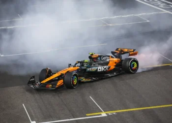Lando Norris conquers nerves to claim thrilling F1 title as Max Verstappen wins Abu Dhabi finale