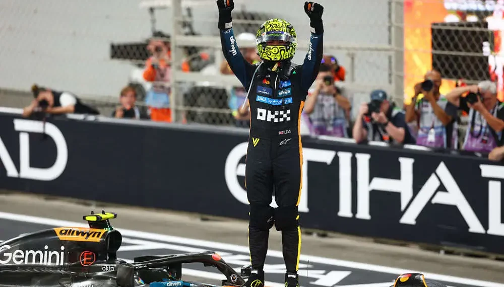 Lando Norris clinches historic championship as Max Verstappen dominates Abu Dhabi Grand Prix