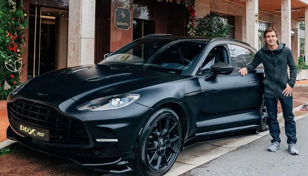 Fernando Alonso’s jaw-dropping £210,000 Aston Martin DBX S SUV steals the spotlight in Monaco
