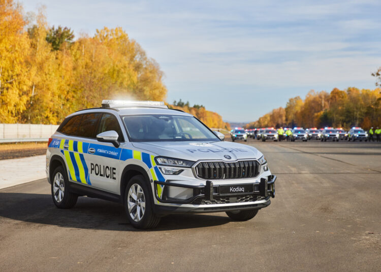 Skoda Kodiaq ao serviço da polícia da República Checa