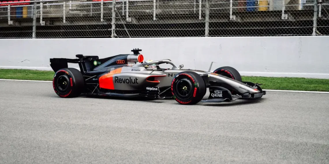 VIDEO – Audi’s F1 dream faces disaster: Barcelona testing cut short by shocking car problems