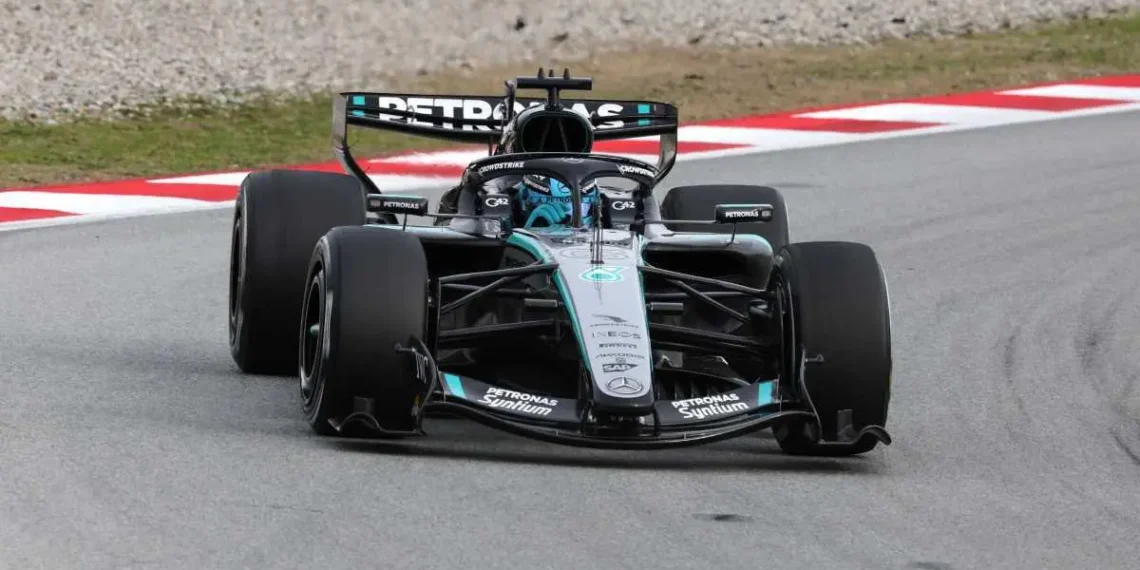 F1 Barcelona pre-season test explodes with drama: Mercedes dominates day four showdown!