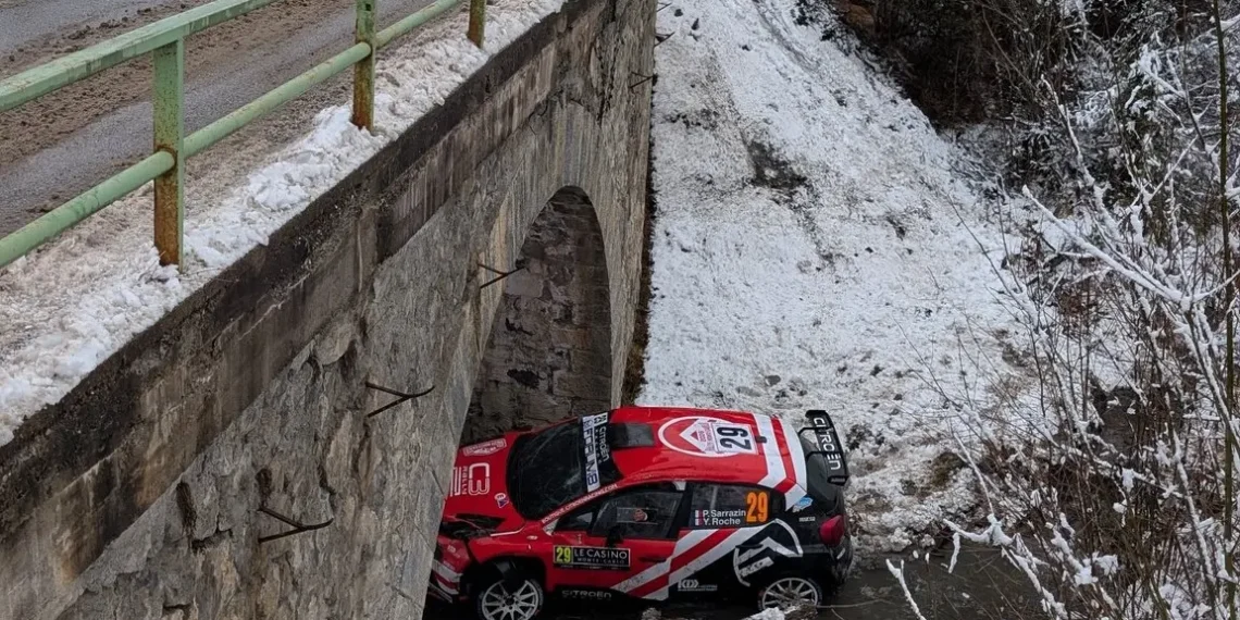 VIDEO – Pablo Sarrazin crashes from the bridge