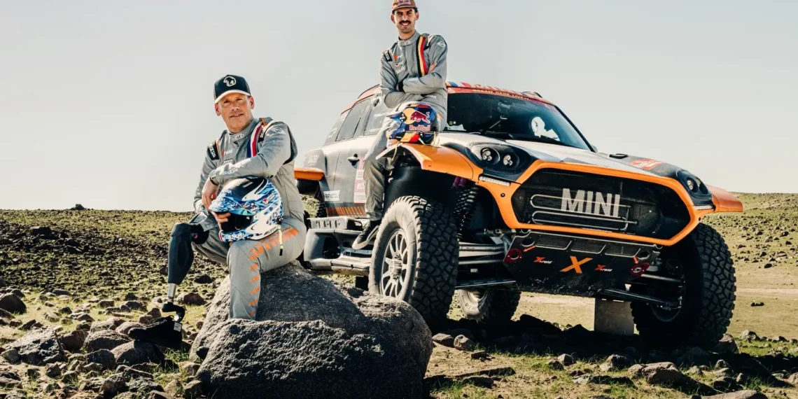 Amputated hero Mathieu Baumel triumphantly returns to Dakar Rally just 11 months after tragedy