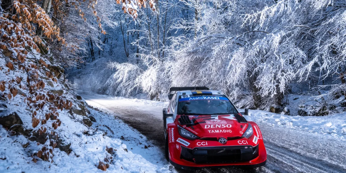 Oliver Solberg dominates Rallye Monte Carlo: a thrilling battle in icy conditions