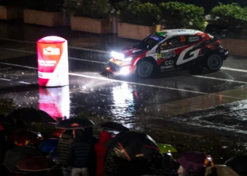 Elfyn Evans seizes thrilling lead on super Sunday as rally chaos unfolds in Monte Carlo