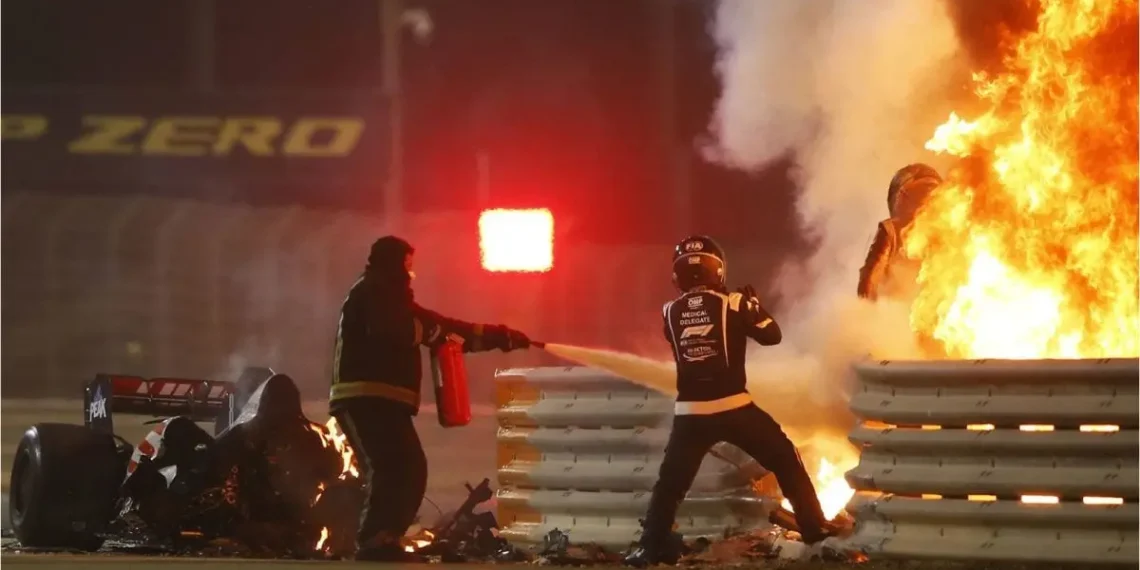 Romain Grosjean’s emotional reunion with life-saving helmet: a haunting reminder of F1’s dangers