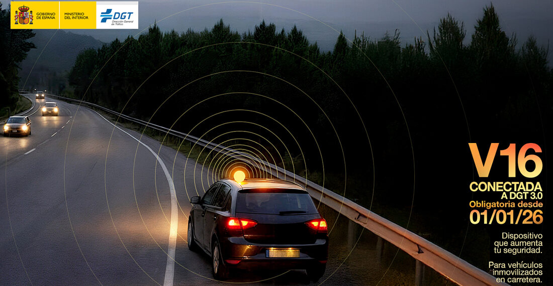 Espanha troca triângulo de emergência por luzes de sinalização