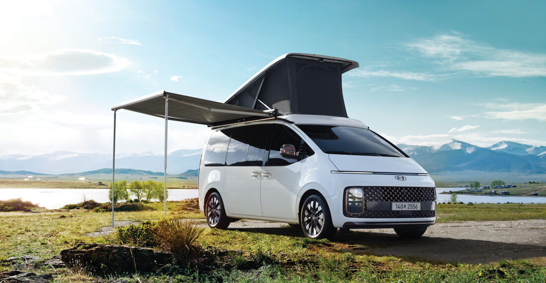 Caravana em modo 100% elétrico: Hyundai Staria Camper Concept