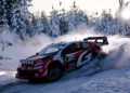 Elfyn Evans charges to commanding lead at WRC Sweden: Toyota’s 1-2-3-4 supremacy reigns!