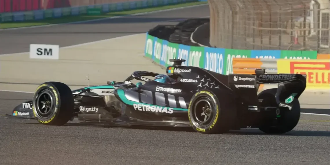 Mercedes shatters F1 testing records while Aston Martin’s struggles spiral into chaos