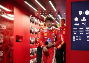 Charles Leclerc’s blistering Bahrain pace sparks doubt: is Ferrari hiding its true potential?