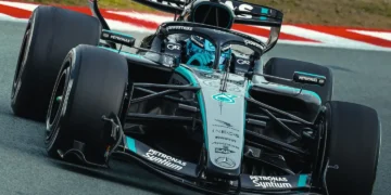 George Russell sparks excitement with thrilling Mercedes update after stunning F1 test performance