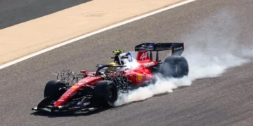 F1 cars face shocking struggles in Bahrain: drivers battle terrifying challenges at Turn 10
