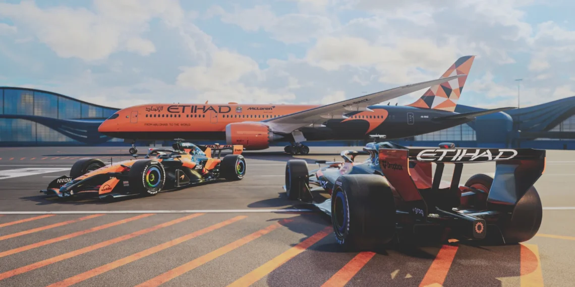 McLaren partners with Etihad Airways to revolutionize F1 racing landscape starting 2026