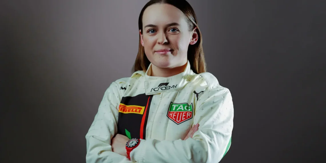 Megan Bruce makes history: 2026 F1 Academy seat secured with TAG Heuer and Campos Racing