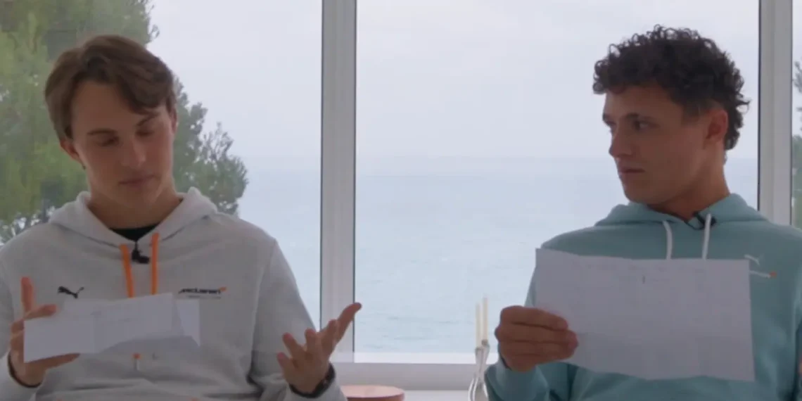 VIDEO – Oscar Piastri bursts into laughter as Lando Norris fails hilariously at weight loss goal