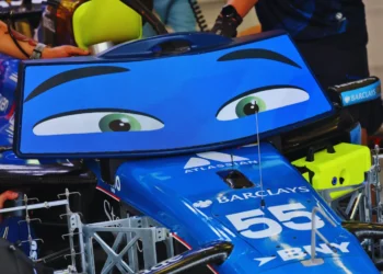 Williams introduces game-changing animated garage screens that steal the spotlight at Bahrain testing