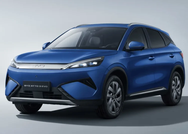 Novo BYD Atto 3 Evo na primavera: mais autonomia e mais potência