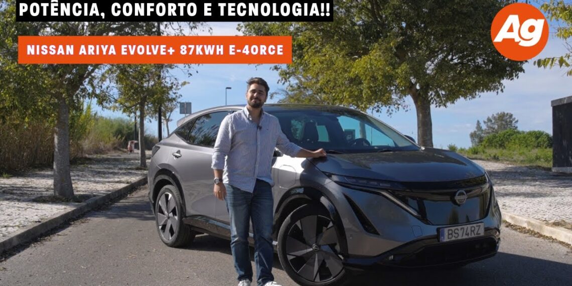 Nissan Ariya Evolve+ 87kWh e-4ORCE – Potência, Conforto e Tecnologia!