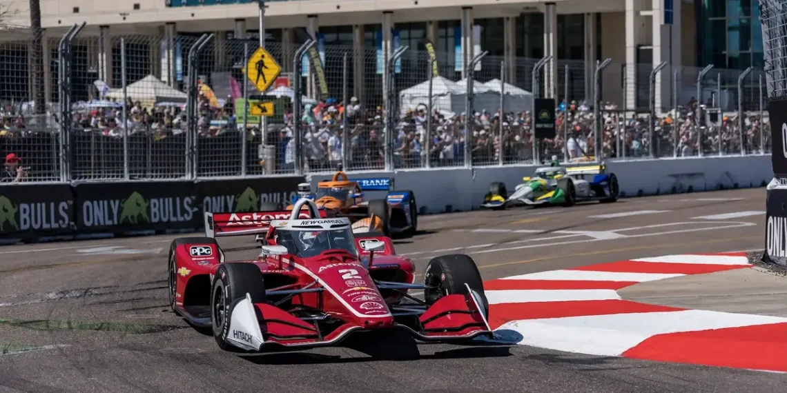 Josef Newgarden defies odds, surges 16 positions to seize seventh in St. Pete showdown