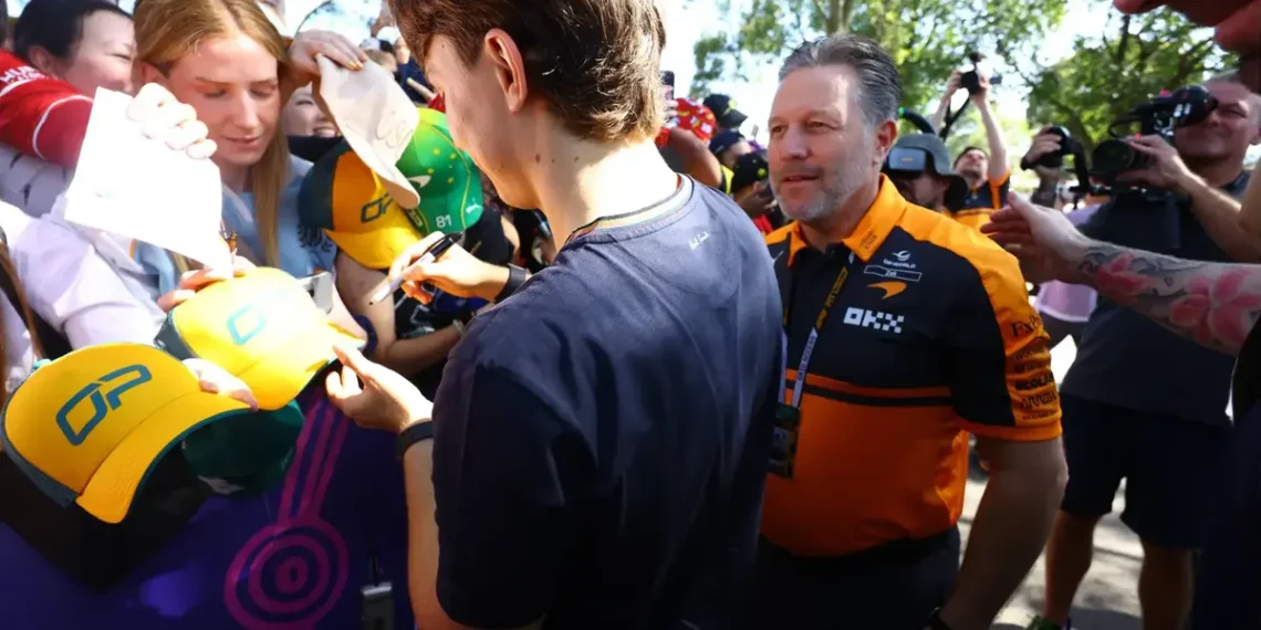 Oscar Piastri defends Zak Brown amid &lsquo;villain&rsquo; controversy ahead of Australian Grand Prix