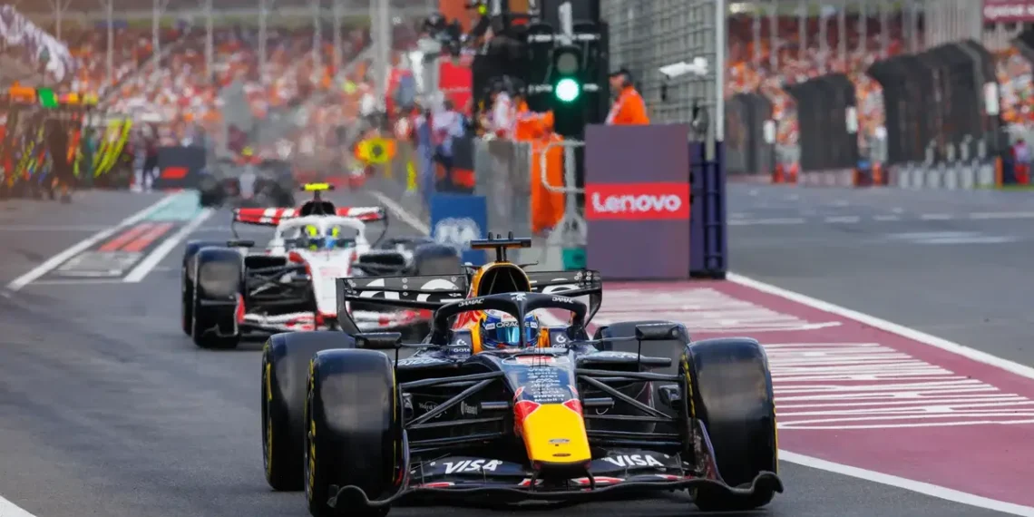 Max Verstappen erupts over shocking pit lane incident with rookie Arvid Lindblad during Australian GP