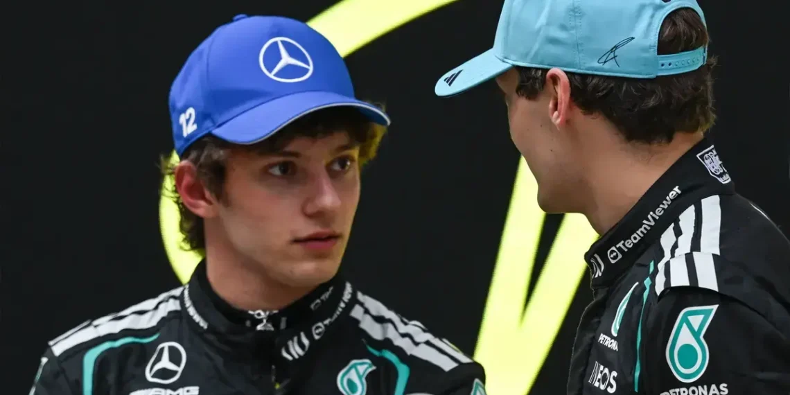 George Russell faces fierce rival in Kimi Antonelli: the battle for F1 title intensifies