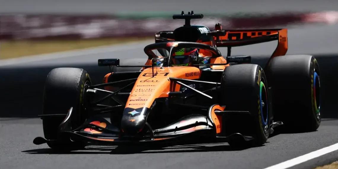 Oscar Piastri and George Russell dominate free practice at F1 Japanese Grand Prix