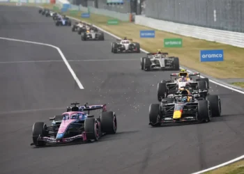 Max Verstappen waves goodbye to Pierre Gasly after dramatic overtake at Japanese Grand Prix