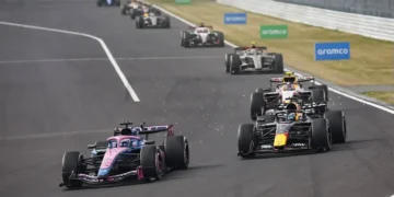 Max Verstappen waves goodbye to Pierre Gasly after dramatic overtake at Japanese Grand Prix