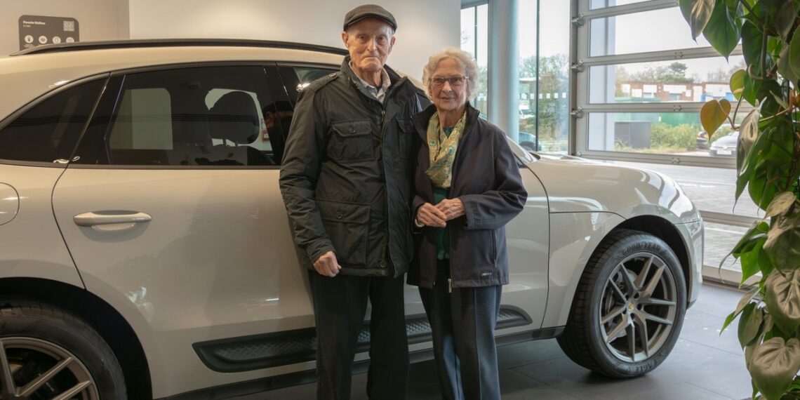 Casal britânico compra primeiro Porsche depois dos 90 anos