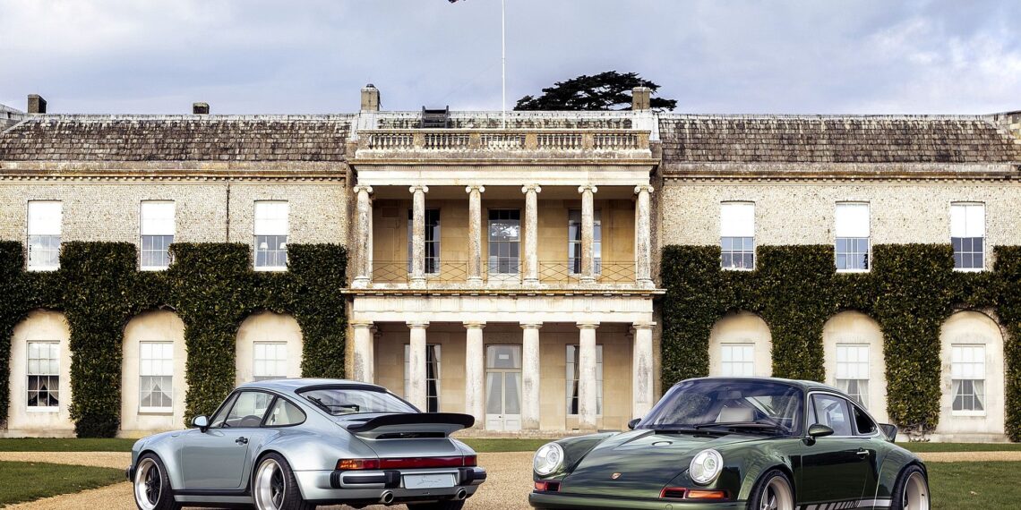 Singer no centro da ação em Goodwood