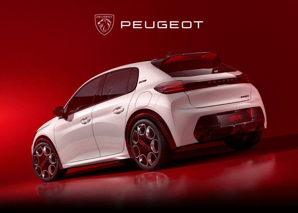 Peugeot revela E-208 GTi branco no Salão de Bruxelas e surpreende fãs com experiência exclusiva