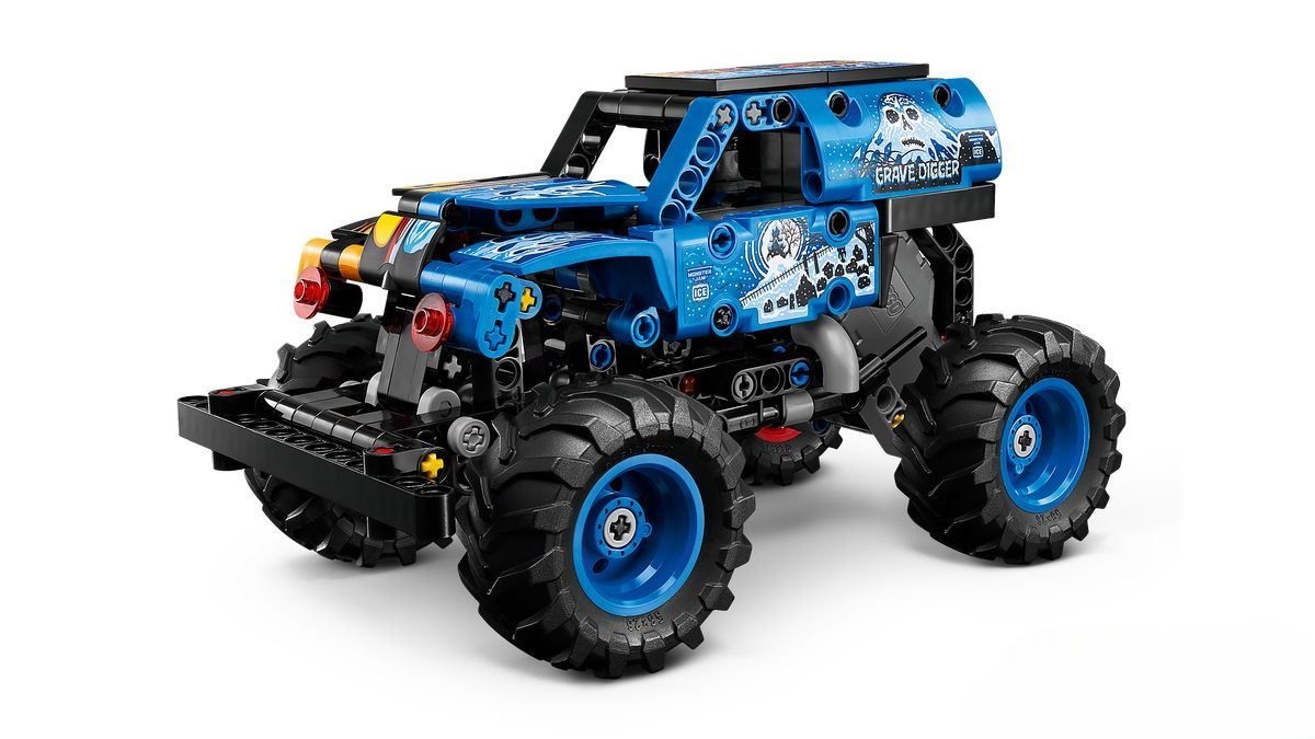 LEGO aposta no espetáculo com o Monster Jam Grave Digger Fire & Ice: diversão, robustez e acessibilidade num só set